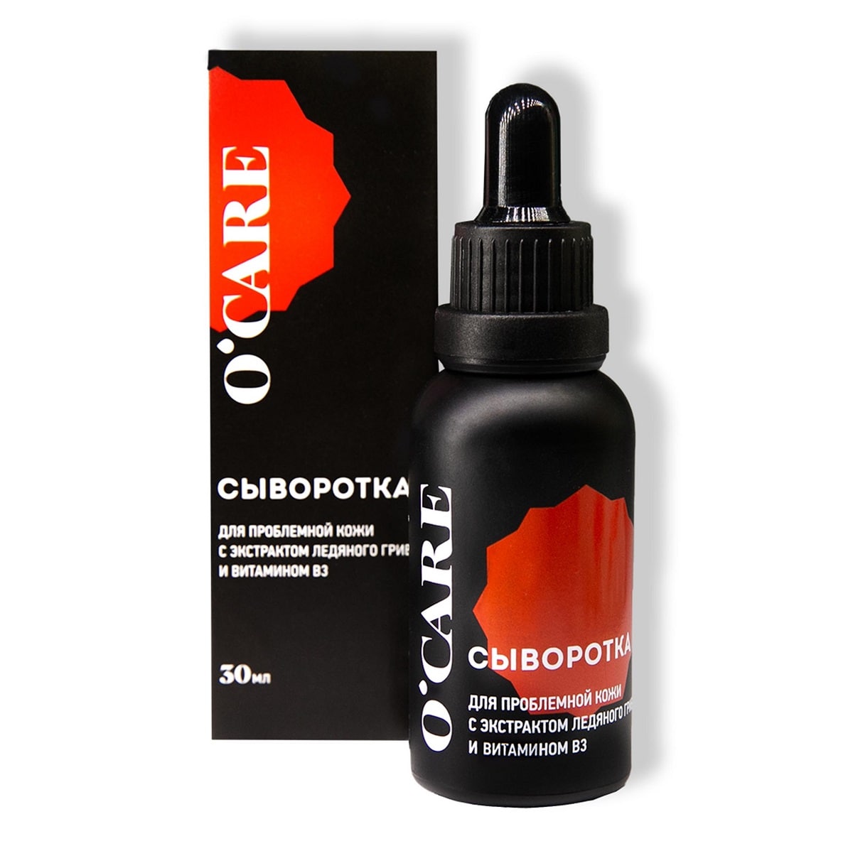 Океа Сыворотка для проблемной кожи с экстрактом ледяного гриба и витамином В3 30 мл (O'Care, Сыворотки) фото 1
