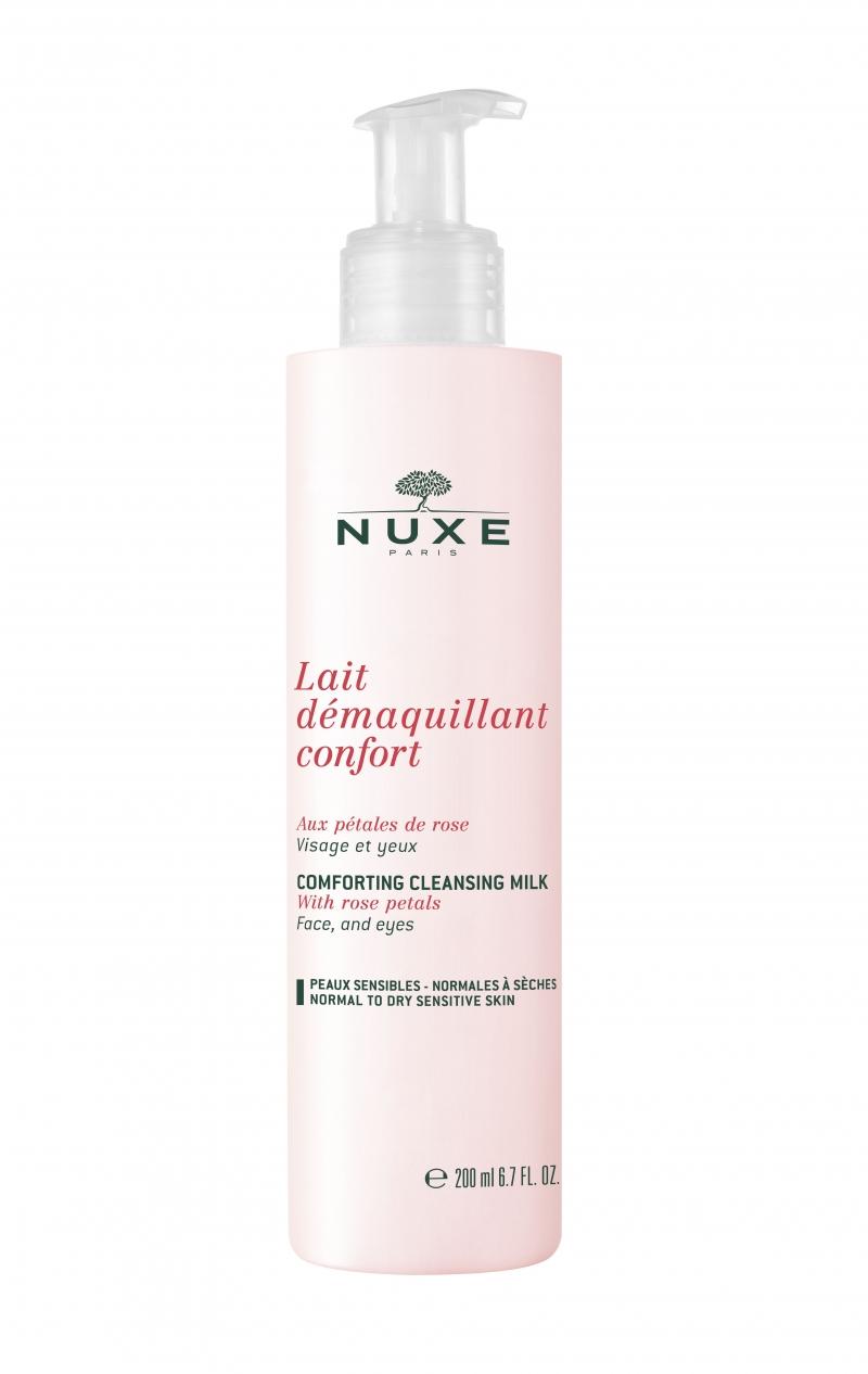 Nuxe Очищающее молочко-комфорт с лепестками роз 200 мл (Nuxe, aux Petales de Rose)