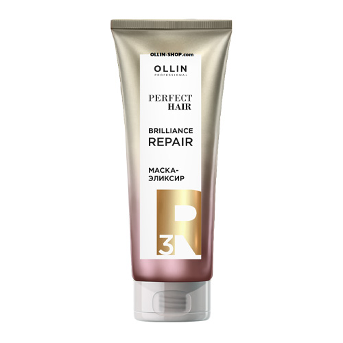 Ollin Professional Маска-эликсир Закрепляющий этап, 250 мл (Ollin Professional, Perfect Hair) ollin professional perfect hair brilliance repair маска эликсир для волос шаг 3 271 г 250 мл туба