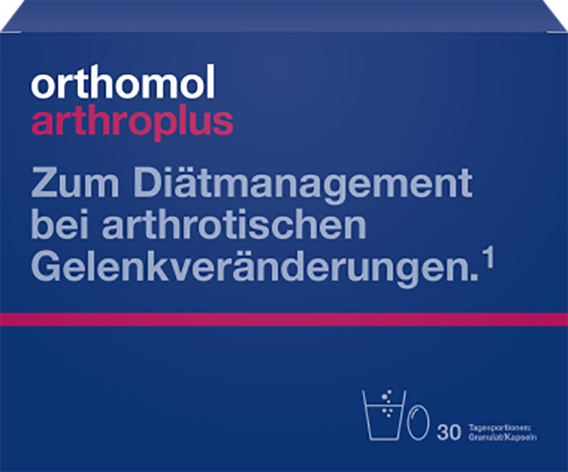 Orthomol Комплекс Артро плюс, 30 пакетиков порошка + 30 пакетиков капсул (Orthomol, Для опорно-двигательного аппарата) сабельник для опорно двигательного аппарата 50 табл по 500 мл