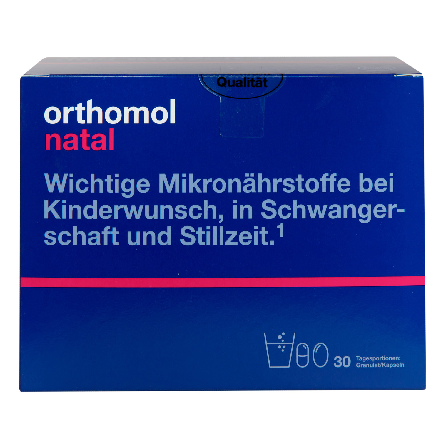 Orthomol Комплекс Натал, 1 блистер (30 капсул )+ 30 сдвоенных саше (Orthomol, Для беременных и кормящих)