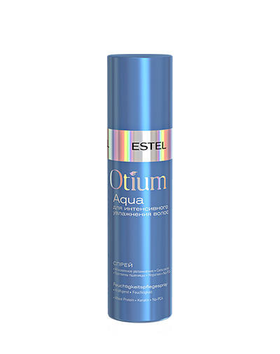 Estel Спрей для интенсивного увлажнения волос Aqua, 200 мл (Estel, Otium) комфорт маска для интенсивного увлажнения estel professional otium aqua 300 мл