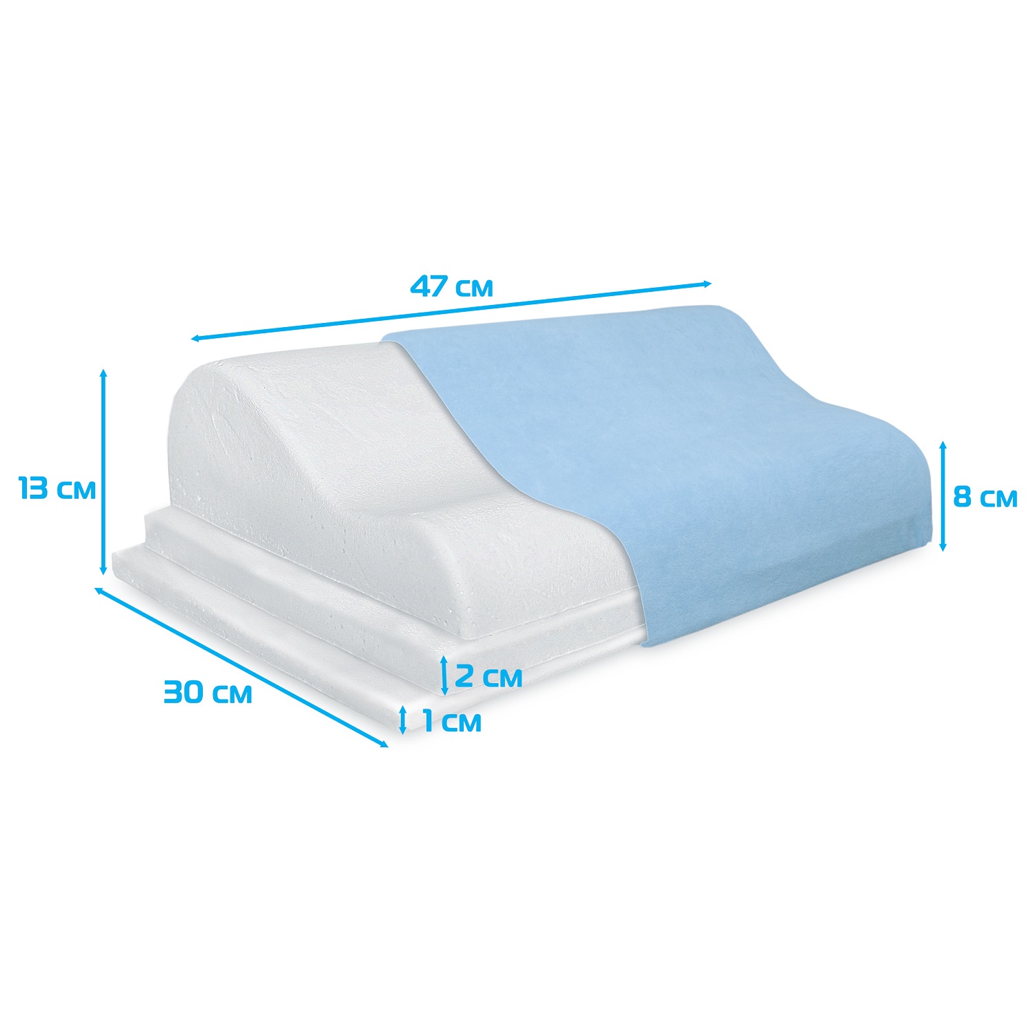  Подушка ортопедическая для взрослых, 1 шт (Крейт, Подушки и валики) фото 4