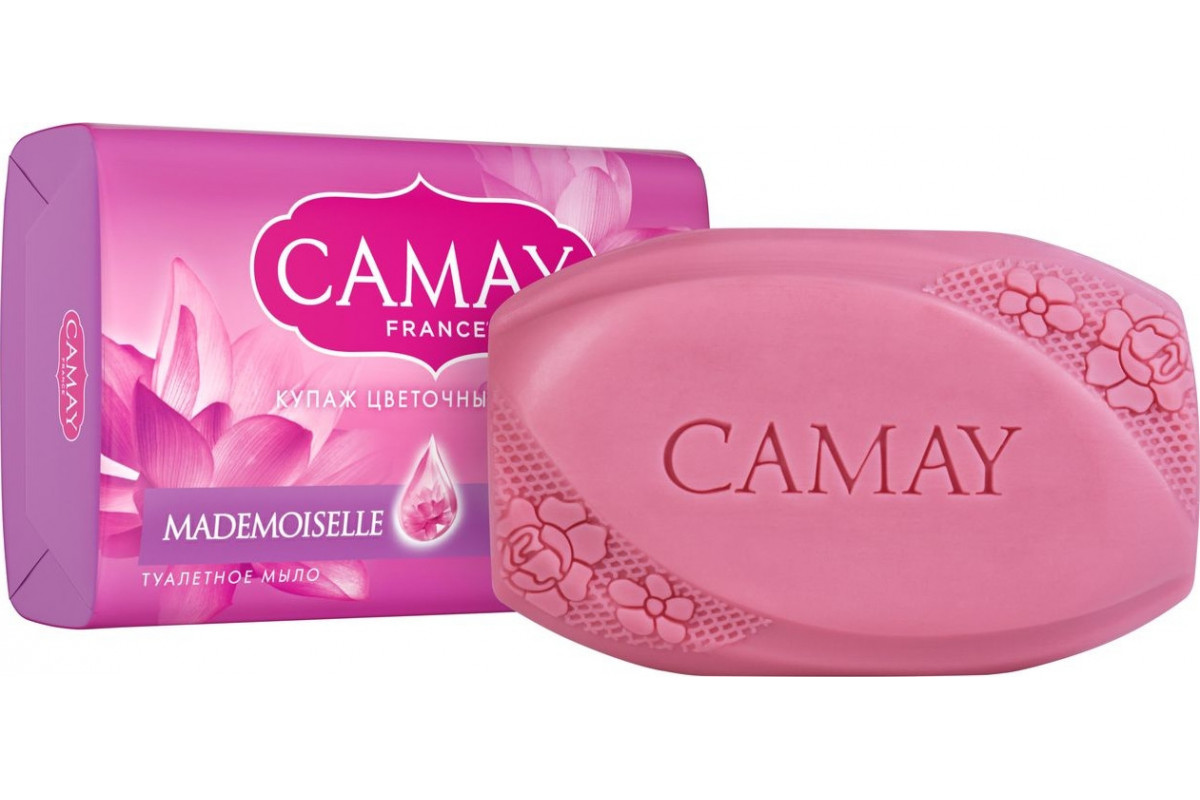 CAMAY Мыло Мадмуазель Лотос 85 гр (CAMAY, Длительные ароматы)