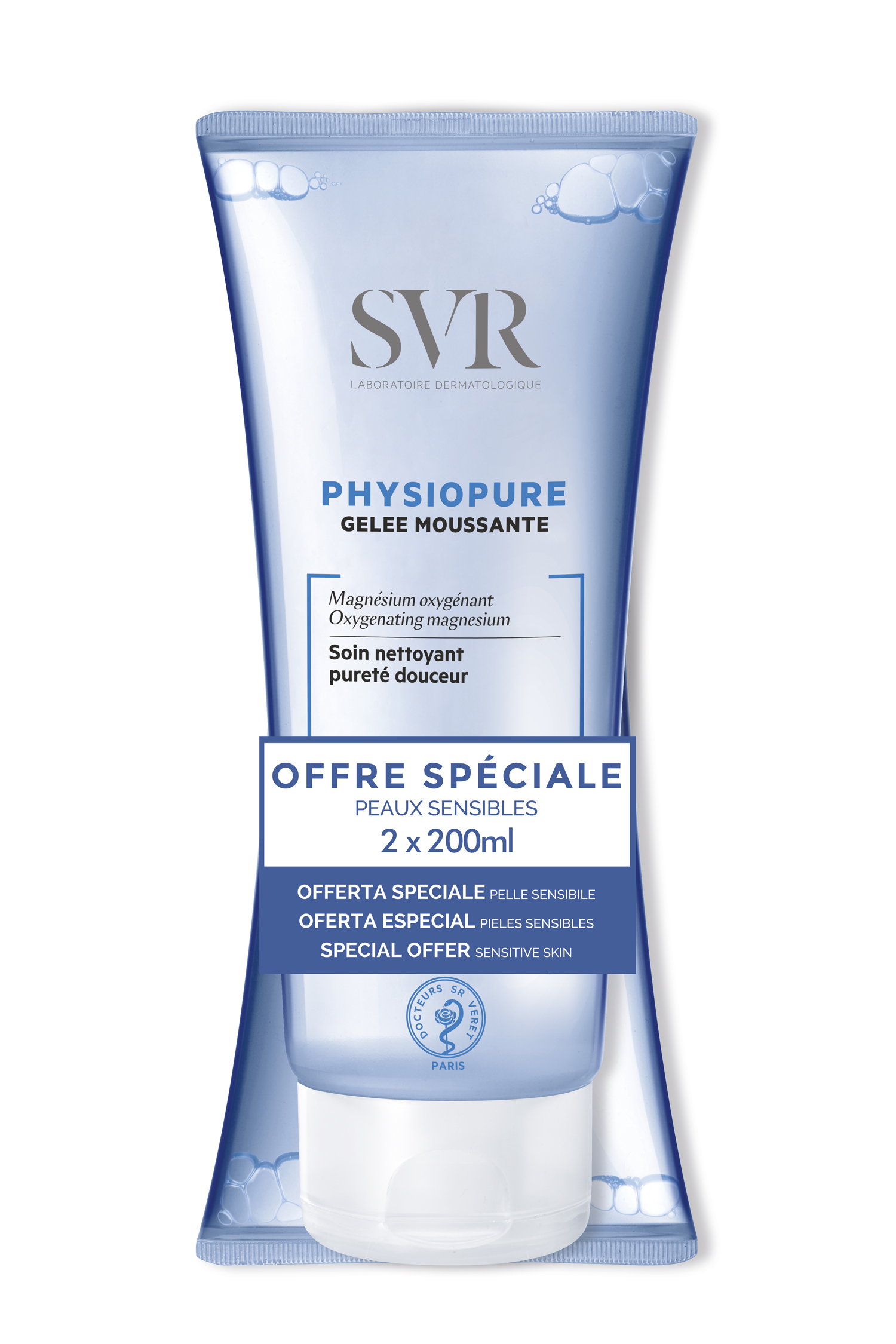 

SVR Пенящийся мусс 2*200 мл (SVR, Physiopure), Physiopure