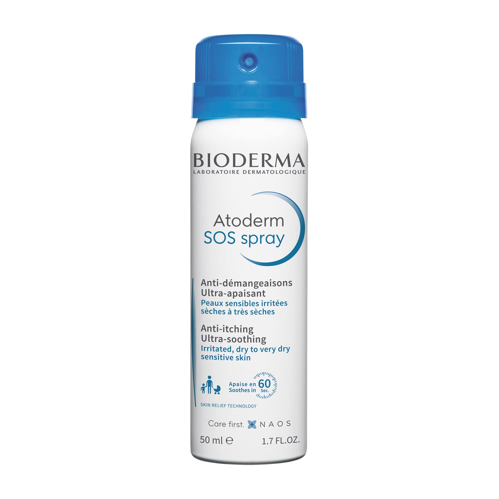 Bioderma SOS-спрей против зуда, 50 мл (Bioderma, Atoderm)