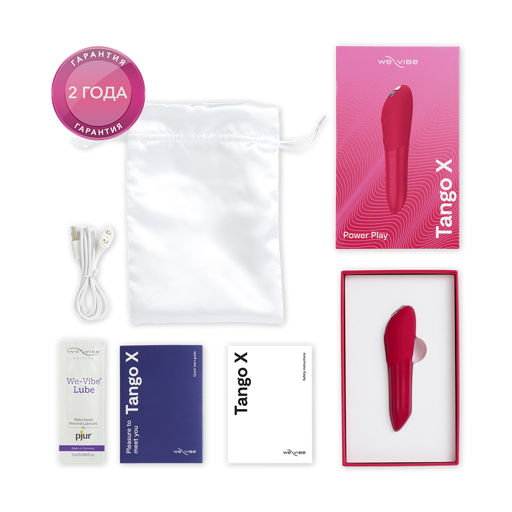 Ви-вайб Вибратор Tango X, вишневый (We-Vibe, ) фото 5
