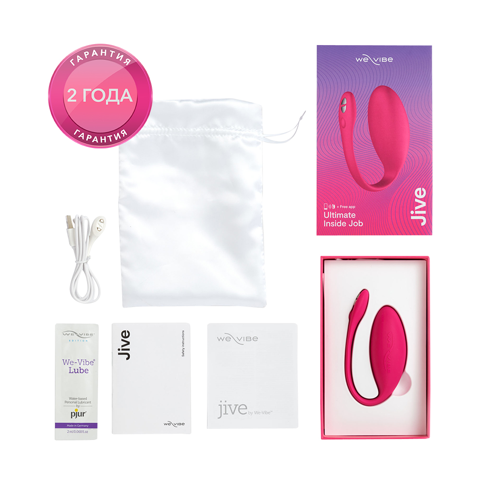 Ви-вайб Вибратор Jive, розовый (We-Vibe, ) фото 6