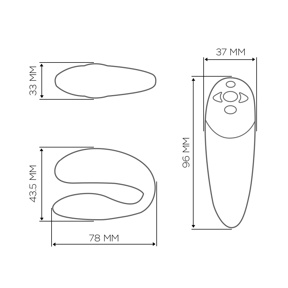 Ви-вайб Вибратор Chorus для пар, розовый (We-Vibe, ) фото 9