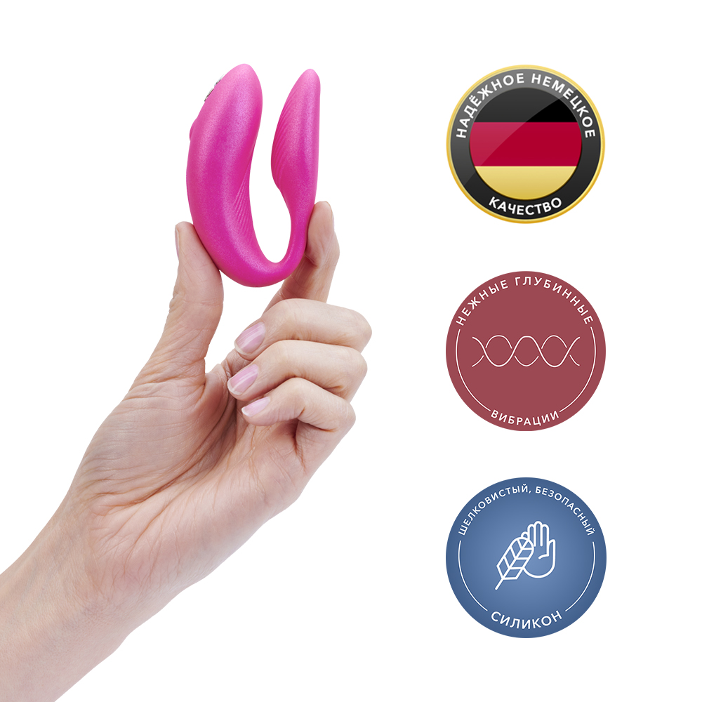 Ви-вайб Вибратор Chorus для пар, розовый (We-Vibe, ) фото 4