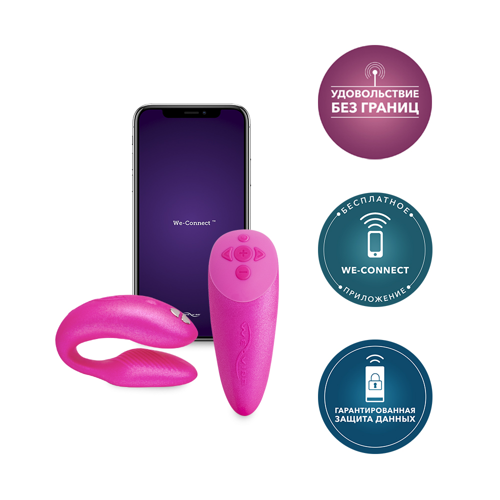 Ви-вайб Вибратор Chorus для пар, розовый (We-Vibe, ) фото 7