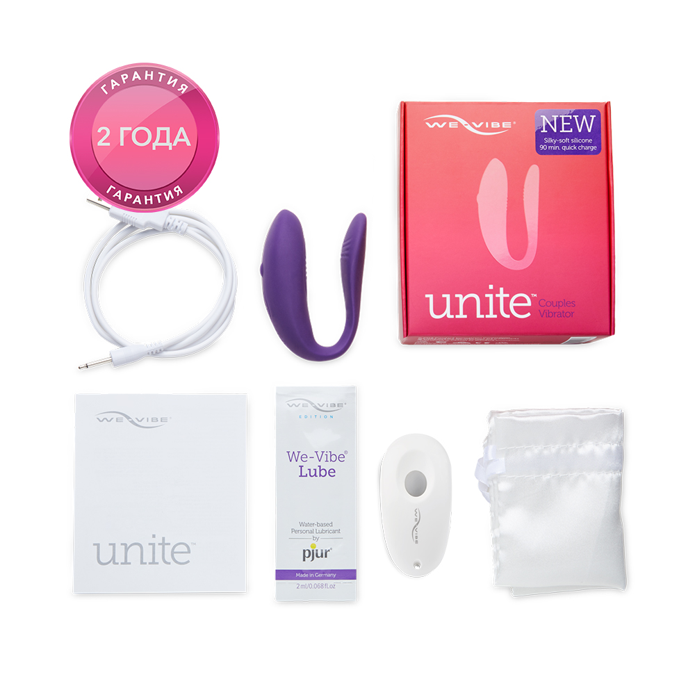 Ви-вайб Вибратор Unite 2.0 для пар, фиолетовый (We-Vibe, ) фото 4