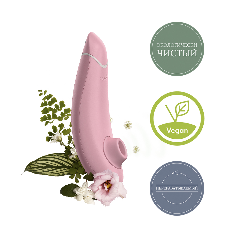 Вуманайзер Бесконтактный клиторальный стимулятор Premium Eco Rose (Womanizer, Premium) фото 0