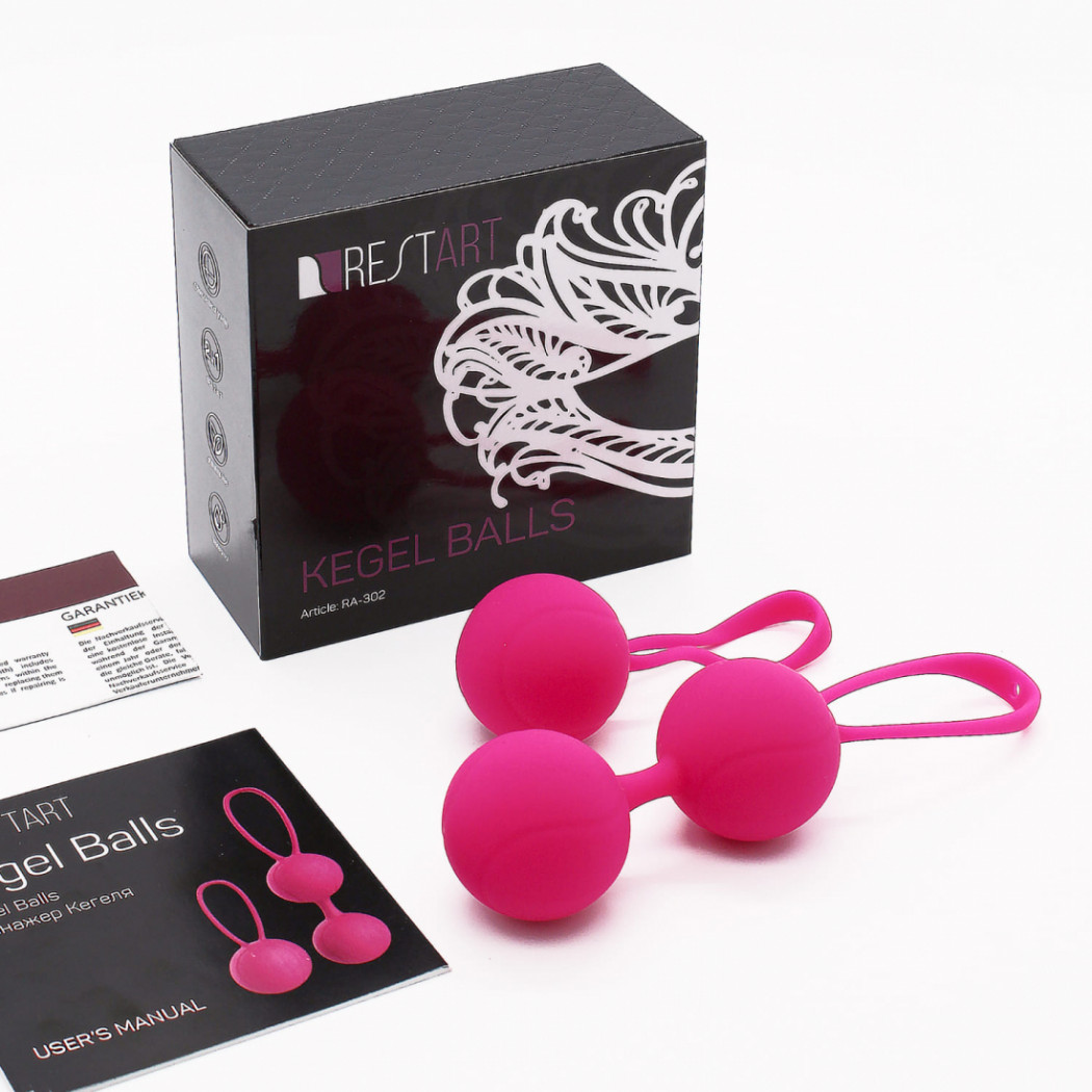 Гесс Тренажер Kegel Balls, розовый (Gess, Тренажер Кегеля) фото 1