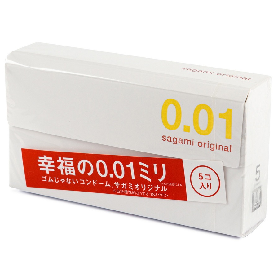 Сагами Презервативы Original 0.01 полиуретановые, 5 шт (Sagami, ) фото 0