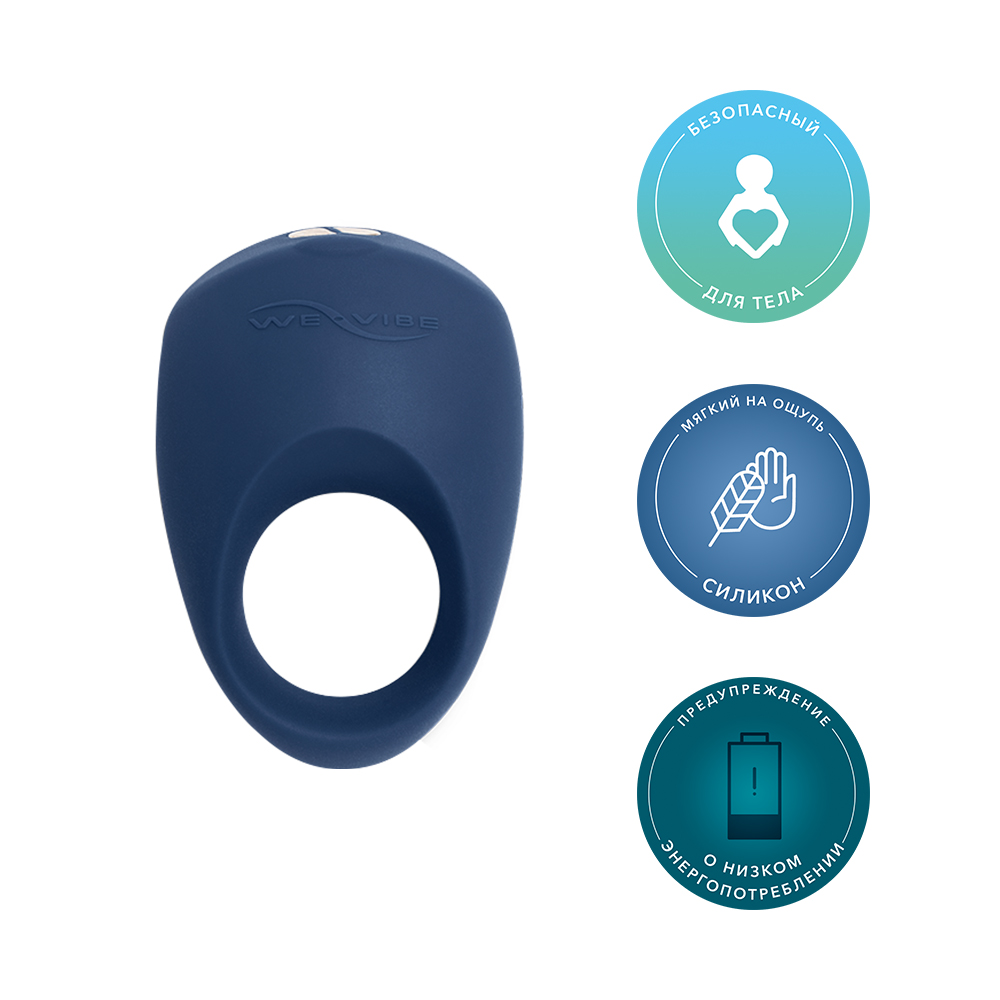 Ви-вайб Кольцо эрекционное Pivot, синее (We-Vibe, ) Ви-вайб Кольцо эрекционное Pivot, синее (We-Vibe, ) фото 2