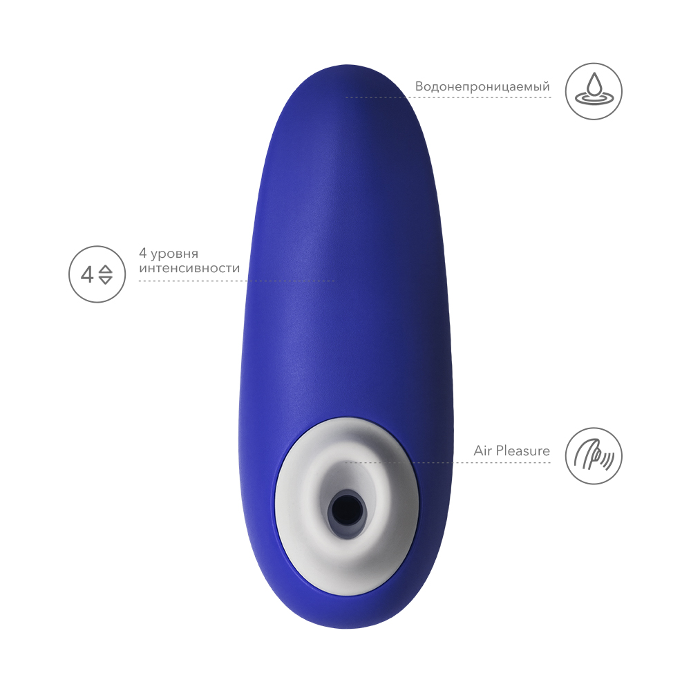 Вуманайзер Бесконтактный клиторальный стимулятор Starlet 2, синий (Womanizer, ) фото 5
