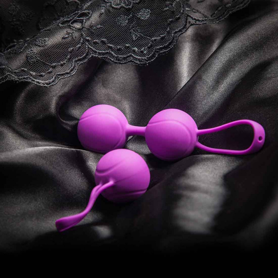 Гесс Тренажер Kegel Balls, фиолетовый (Gess, Тренажер Кегеля) фото 10