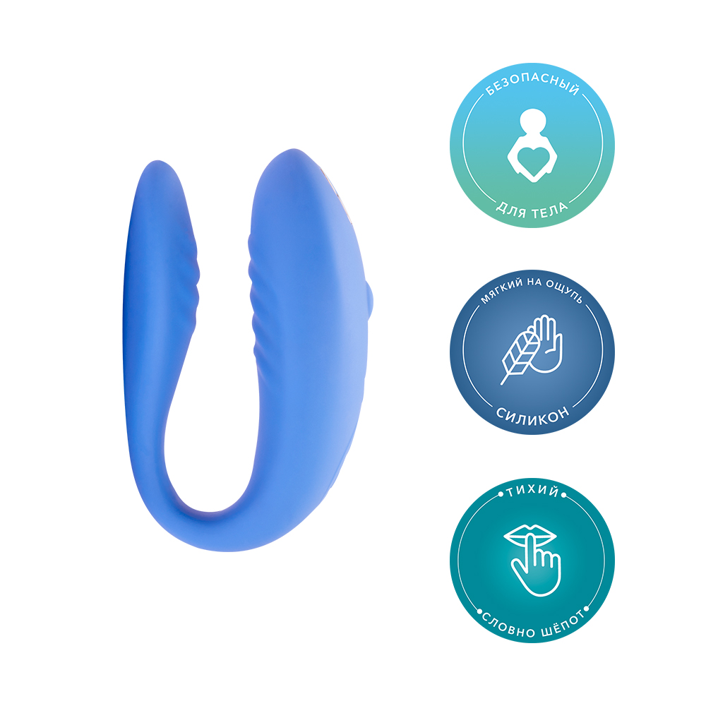 Ви-вайб Вибратор Match для пар, голубой (We-Vibe, ) фото 2