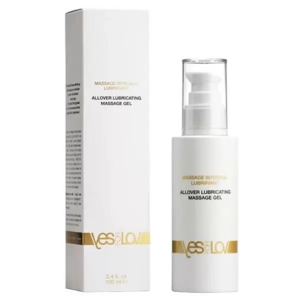  Массажный гель-смазка на силиконовой основе Allover Massage Gel, 100 мл (YESforLOV, ) фото 0