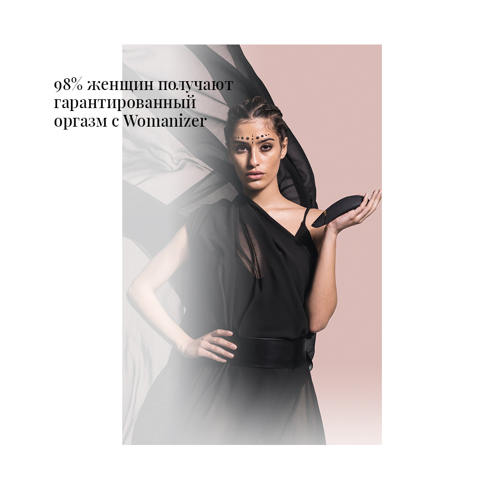 Вуманайзер Бесконтактный клиторальный стимулятор Premium, черный/золотой (Womanizer, ) фото 10