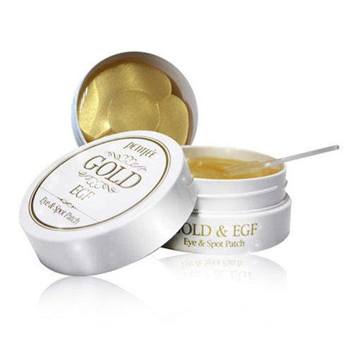 Петитфи Патчи для глаз с золотом Gold & EGF Eye Spot Patch, 60 шт х 1,1 г (Petitfee, Eye Patch) фото 0