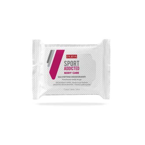Пупа Дезодорирующие салфетки Sport Addicted Deodorant Wipes (Pupa, Для ванны и тела) фото 0