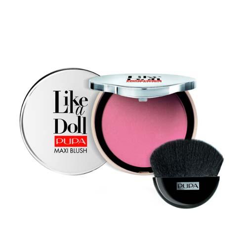 Румяна компактные Like a Doll Maxi Blush, 9,5 г (Pupa, Лицо)