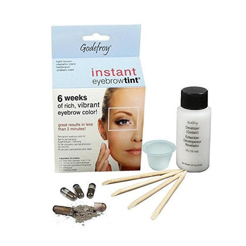 Godefroy Eyebrow Tint Light Brown Краска-хна в капсулах для бровей, светло-коричневая, 15 капс (Eyebrow)