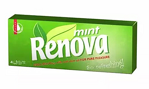 RENOVA Бумажные платочки Renova Mint, 10 х10 шт (RENOVA, ) от Pharmacosmetica.ru