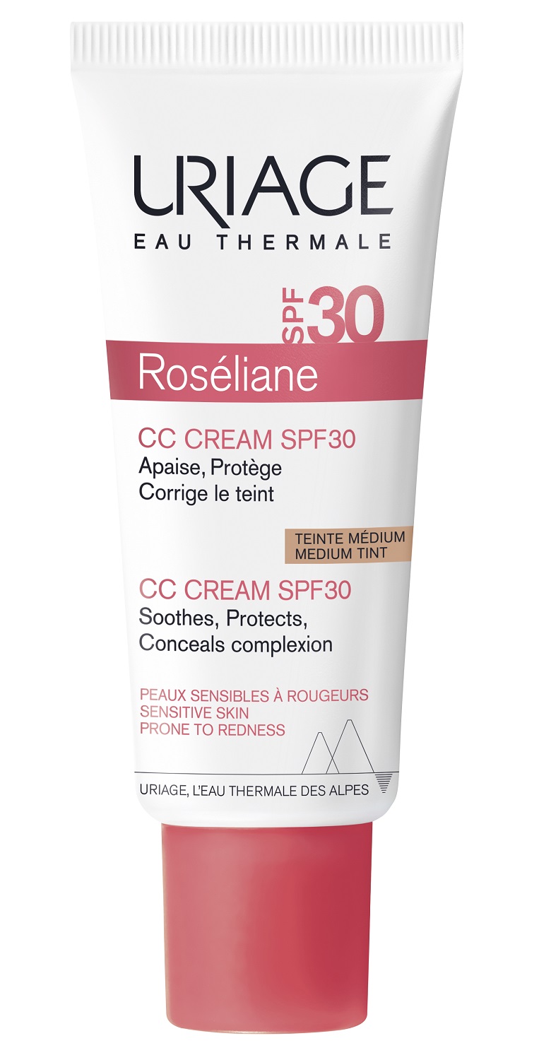 Uriage СС крем SPF 30, 40 мл (Uriage, Roseliane) uriage крем spf 30 против покраснений 40 мл uriage roseliane