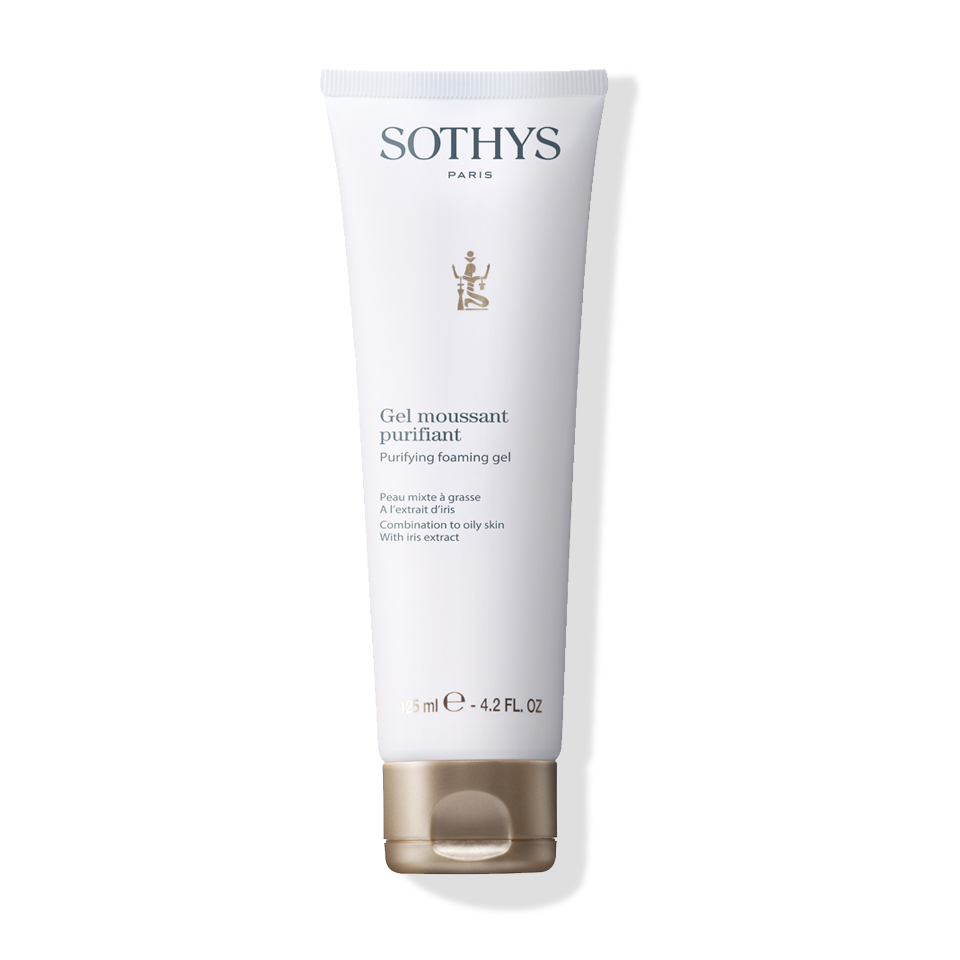 Sothys Очищающий гель-мусс с экстрактами ириса и таволги, 125 мл (Sothys, Cleansers & Lotions)