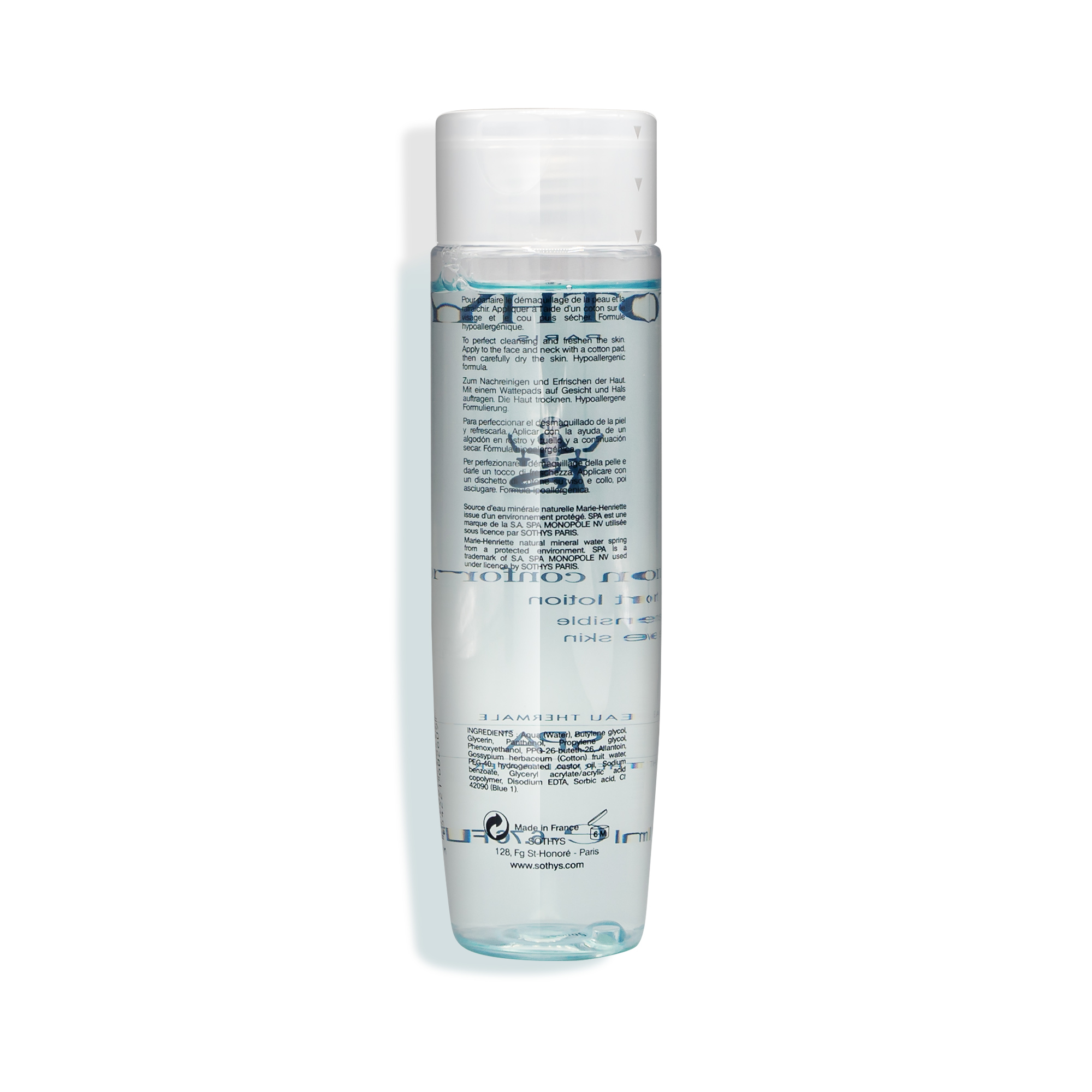 Сотис Тоник для чувствительной кожи с экстрактом хлопка и термальной водой, 200 мл (Sothys, Cleansers & Lotions) фото 3