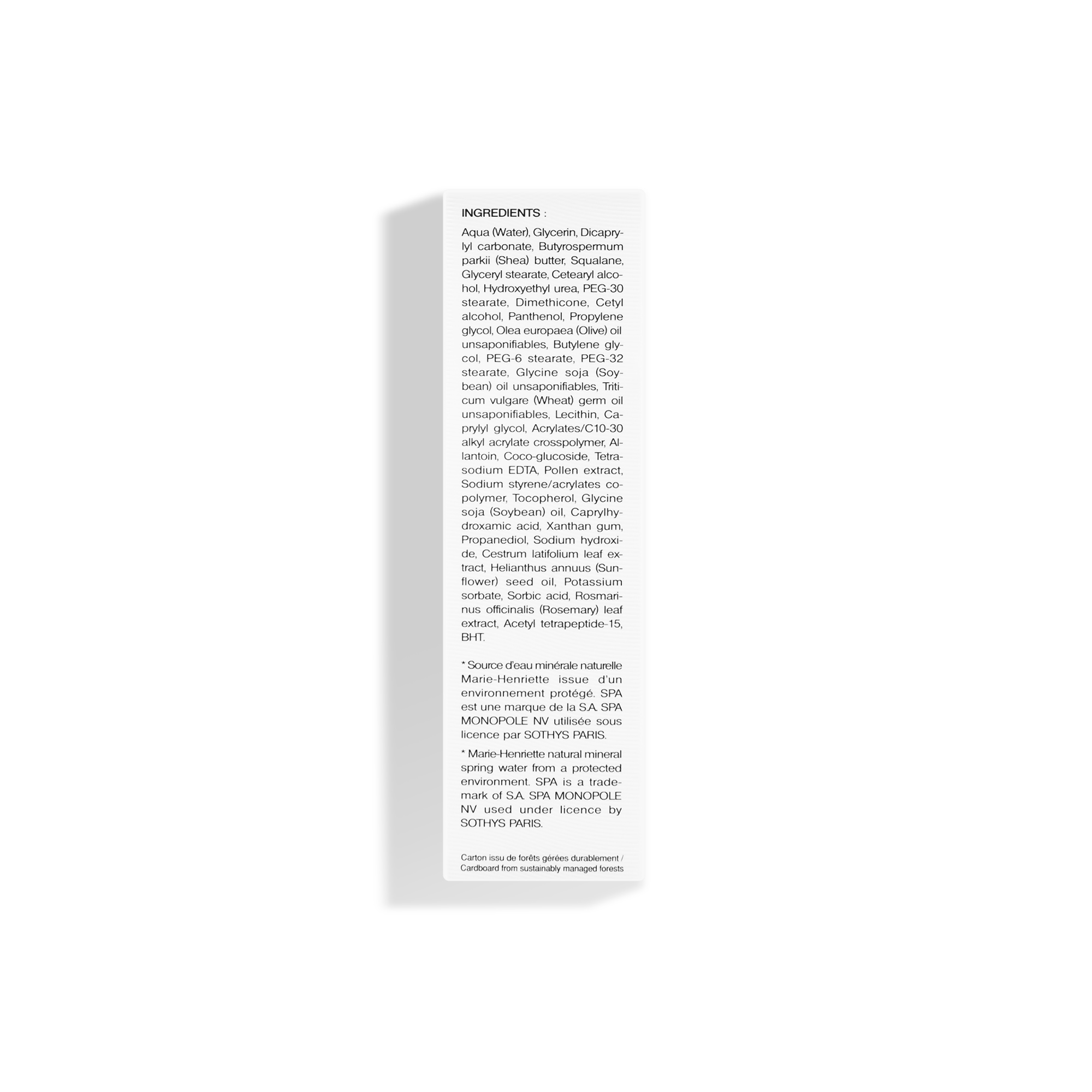 Сотис Успокаивающий крем для чувствительной кожи, 50 мл (Sothys, Sensitive Skin Line With Spa Thermal Water) Сотис Успокаивающий крем для чувствительной кожи, 50 мл (Sothys, Sensitive Skin Line With Spa Thermal Water) фото 5