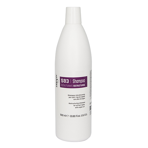 Dikson Шампунь восстанавливающий для всех типов волос с аргановым маслом Shampoo Ristrutturante S83, 1000 мл (Dikson, SM)