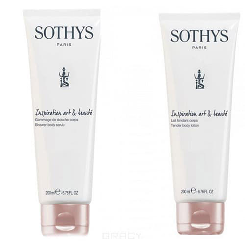 Сотис Набор для тела Арт Бьюти: Tender Body Lotion, 200 мл + Shower Body Scrub, 200 мл (Sothys, Увлажнение тела) фото 0