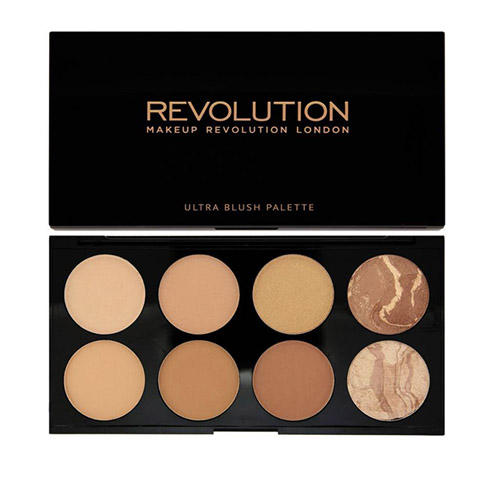 Палетка румян и корректоров Blush Contour Palette All about Bronzed (Makeup Revolution, Лицо)