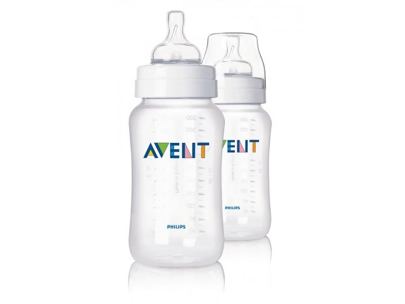 Бутылочки для кормления, 2 x 330мл Avent Philips (Avent, Стандарт)