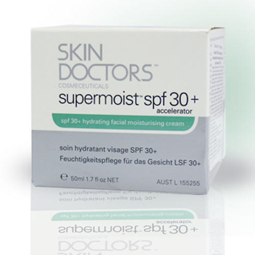 Скин Докторс Увлажняющий, солнцезащитный крем для лица SPF 30+  50 мл (Skin Doctors, Supermoist) фото 0