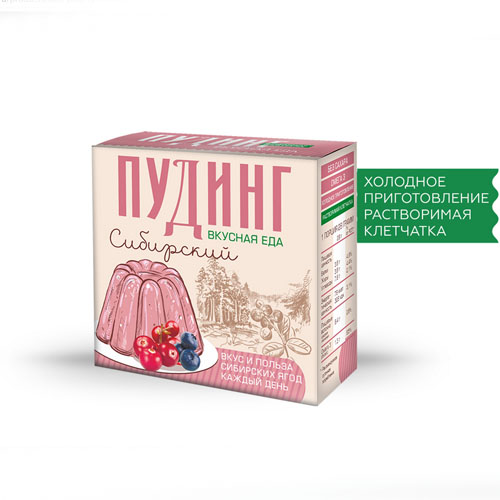  Сухой десерт Чиа пудинг, сибирский, 2 саше х 28 гр (Сибирская клетчатка, Здоровое питание) фото 0