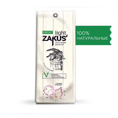 

Сибирская клетчатка Хрустящие бочонки Zakus,с луком и перцем, 110 гр (Сибирская клетчатка, Перекусы), Перекусы