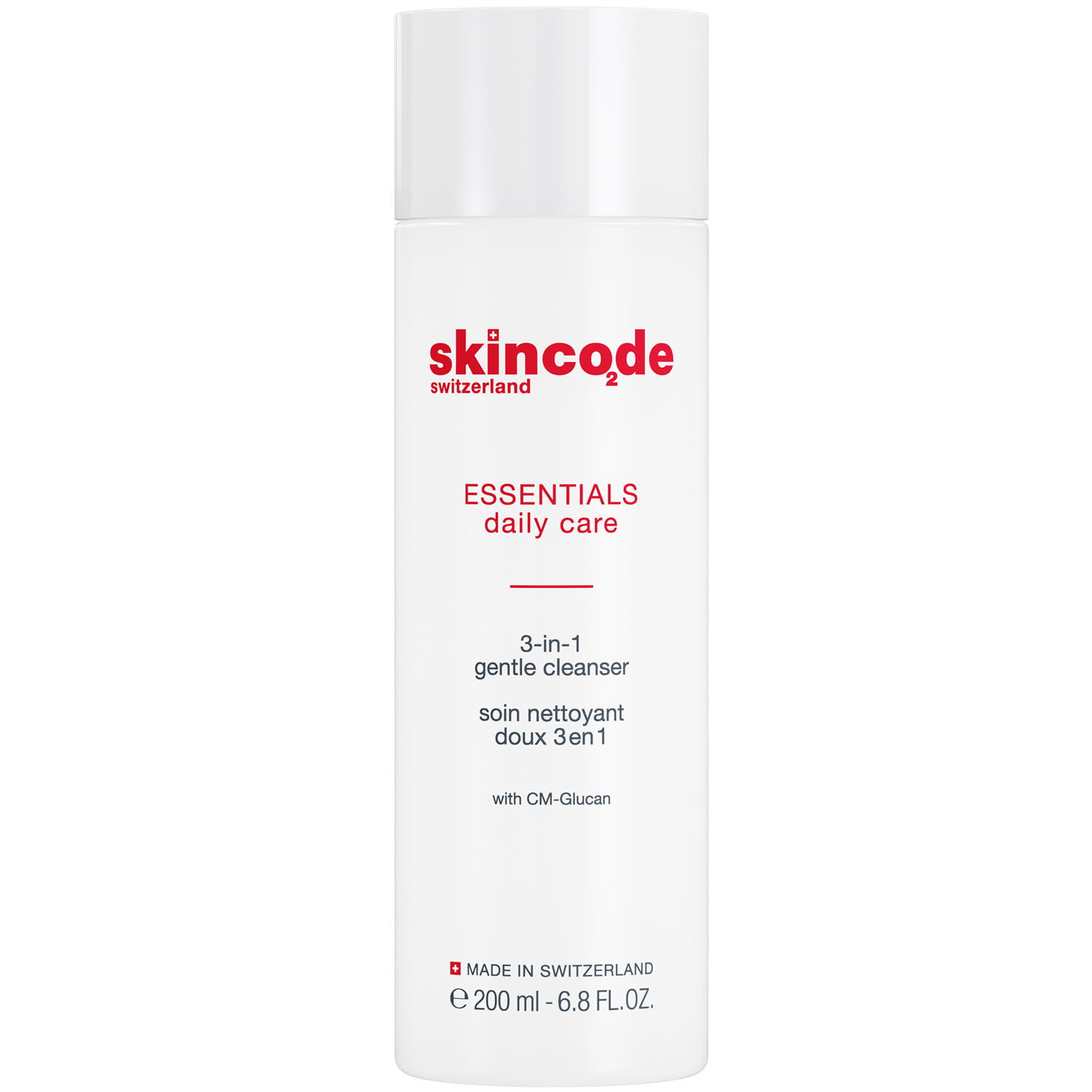 Skincode Мягкое очищающее средство 3 в 1, 200 мл (Skincode, Essentials Daily Care) мягкое очищающее средство 3 в 1 skincode gentle cleanser 200 мл