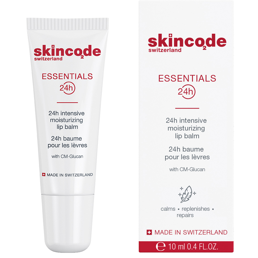 Skincode Интенсивно увлажняющий бальзам для губ, 10 мл (Skincode, Essentials 24h) skincode успокаивающий бальзам 24 часового действия 50 мл skincode essentials 24h