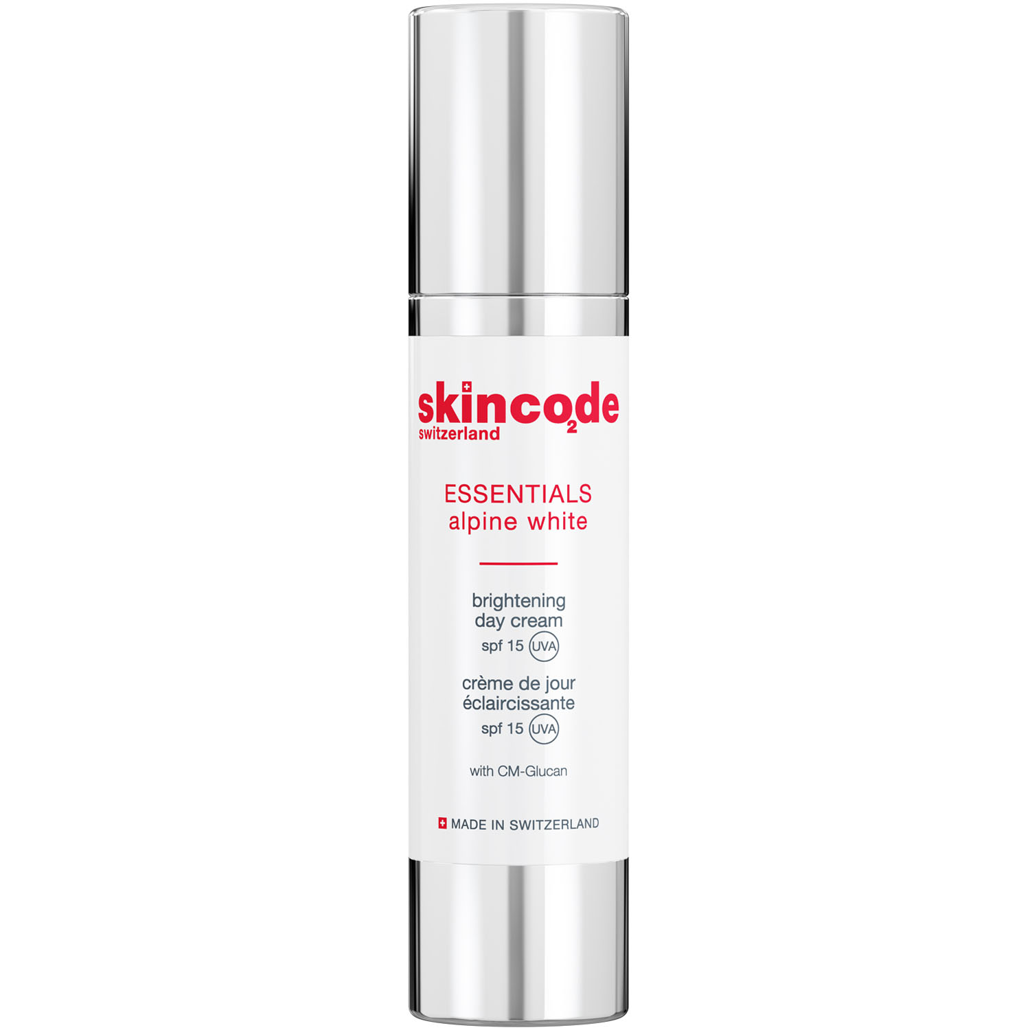 Скинкод Осветляющий дневной крем SPF 15, 50 мл (Skincode, Essentials Alpine White) фото 7