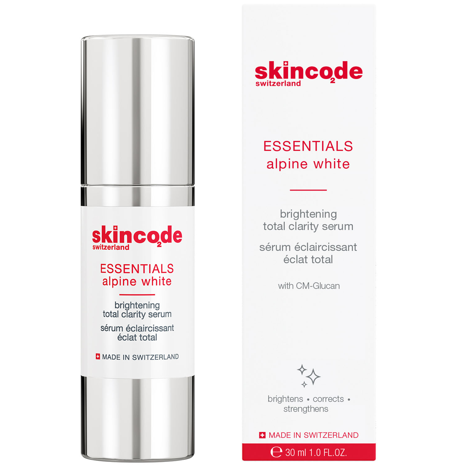 Skincode Осветляющая сыворотка, придающая сияние, 30 мл (Skincode, Essentials Alpine White) skincode осветляющая сыворотка придающая сияние 30 мл skincode essentials alpine white