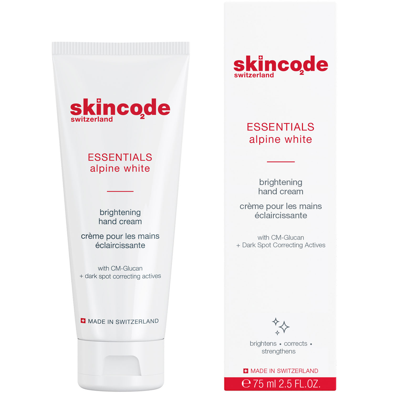 Скинкод Осветляющий крем для рук, 75 мл (Skincode, Essentials Alpine White) фото 0