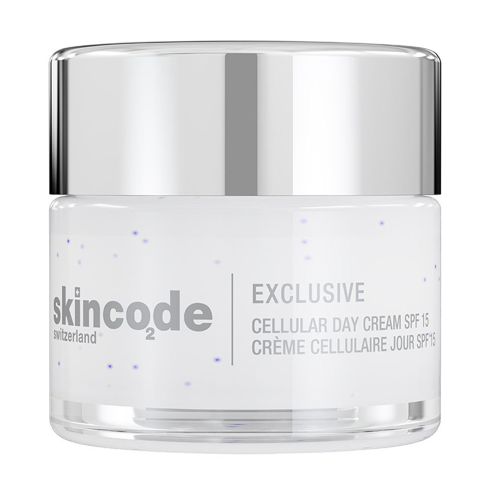 Skincode Клеточный омолаживающий дневной крем SPF 15, 50 мл (Skincode, Exclusive) skincode клеточный омолаживающий дневной крем spf 15 50 мл skincode exclusive