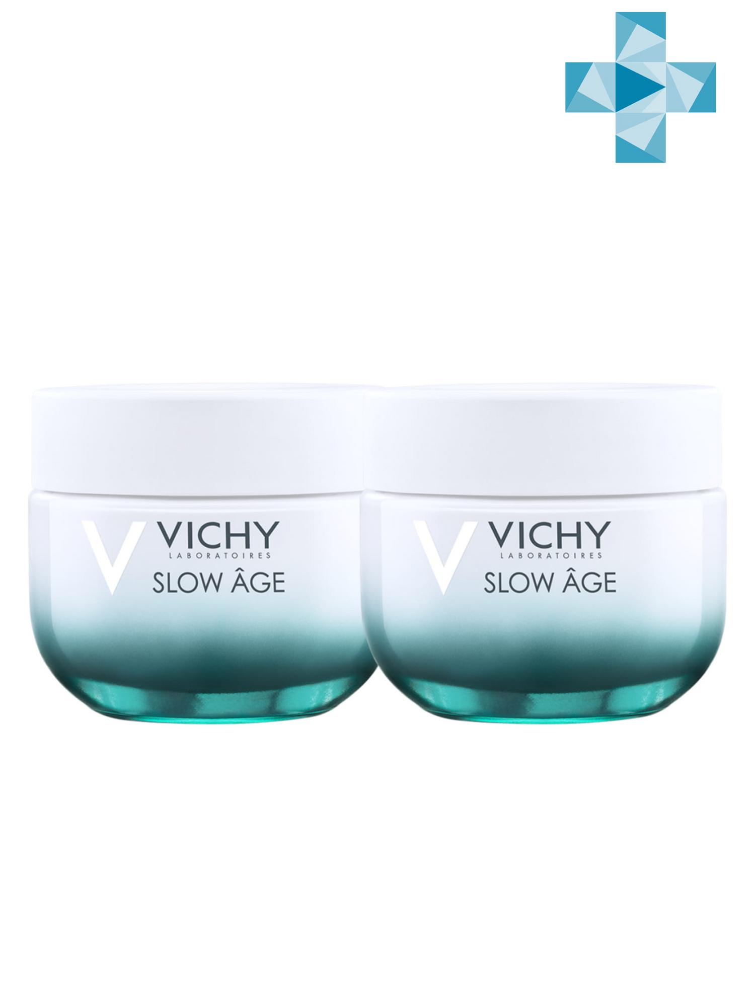 Vichy Набор: укрепляющий крем для сухой кожи SPF 30, 2 шт по 50 мл (Vichy, Slow Age)