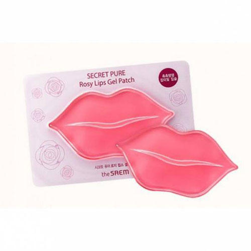 The Saem Патчи для губ гидрогелевые Secret Pure Rosy Lips Gel Patch, 10 г (The Saem, Lip)