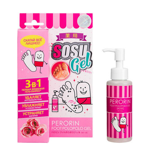 Сосу Гель-скатка для ног с ароматом розы 100 гр (Sosu, Sosu) фото 0